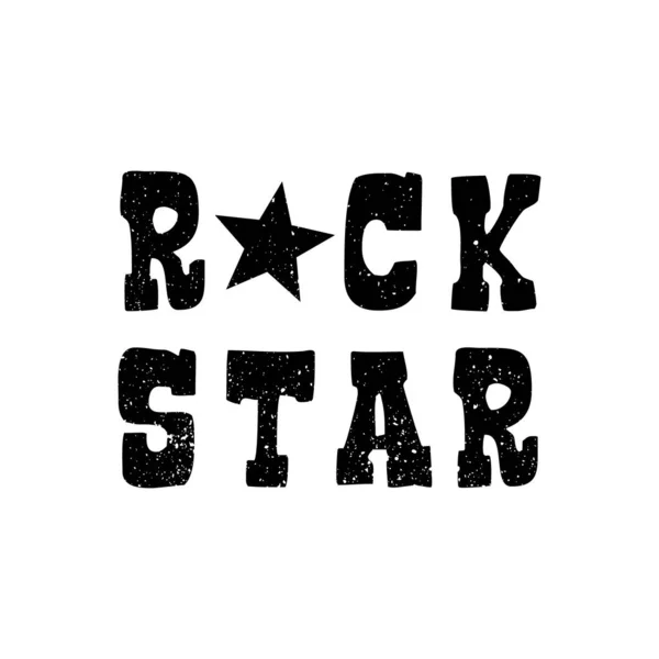 Rock stjärnor i grunge design — Stock vektor