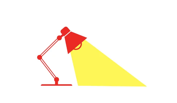 Lampe de bureau de table — Image vectorielle