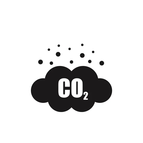 Ícone de vetor de emissões de co2 — Vetor de Stock