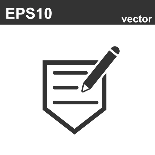 Escrever ícone de feedback — Vetor de Stock