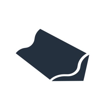 Beyaz arka planda Rolled Metal Ürün Vektör Simgesi. Stok simgesi