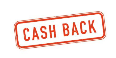 Nakit para pulu. Nakit geri ödemeli grunge işareti. Vektör illüstrasyonu