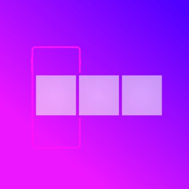 Sosyal medya tasarım konsepti. Sosyal ağ üzerinde arayüz atlıkarınca sonrası ile Smartphone. Modern düz stil vektör illüstrasyon.