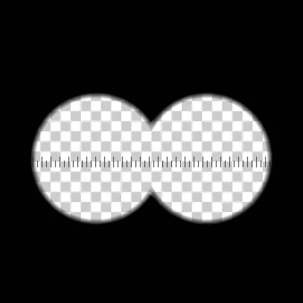 쌍안경 뷰파인더 — 스톡 벡터