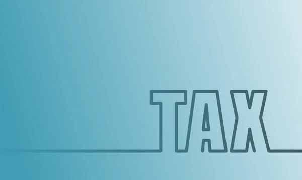 Impostos Estatais Pagamento Impostos Antecedentes Comerciais Ilustração Vetorial — Vetor de Stock