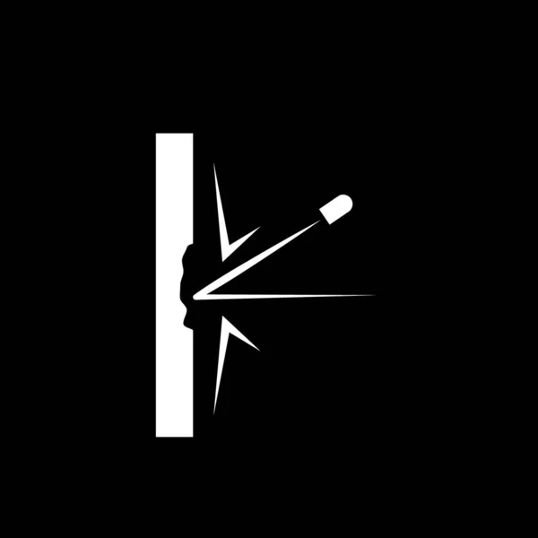 Иконка Пуленепробиваемого Материала Модный Плоский Стиль Значок Изолирован Черном Фоне — стоковый вектор