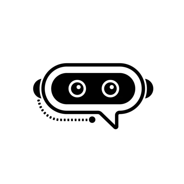 Chatbot Concept Conseiller Numérique Avatar Pour Aider Client — Image vectorielle