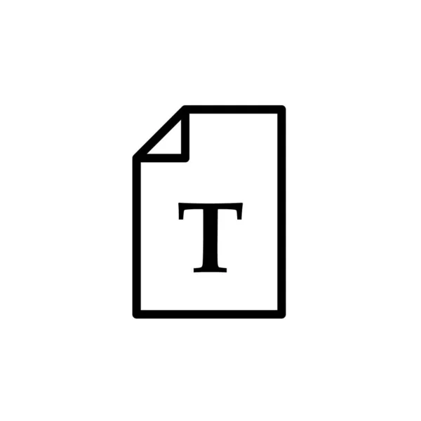 Иконка Файла Стиле Строки Белом Фоне Вектор — стоковый вектор