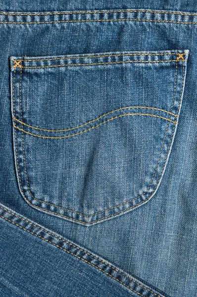 Blue Denim Jeans Nahaufnahme Texturen Und Hintergründe Mode Und Lässige — Stockfoto