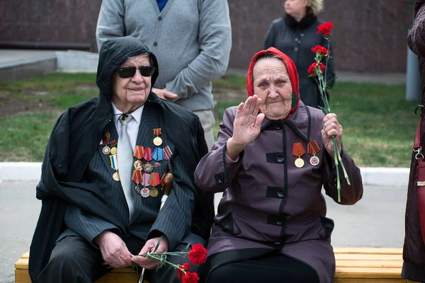 Veteranos de la Segunda Guerra Mundial — Foto de Stock