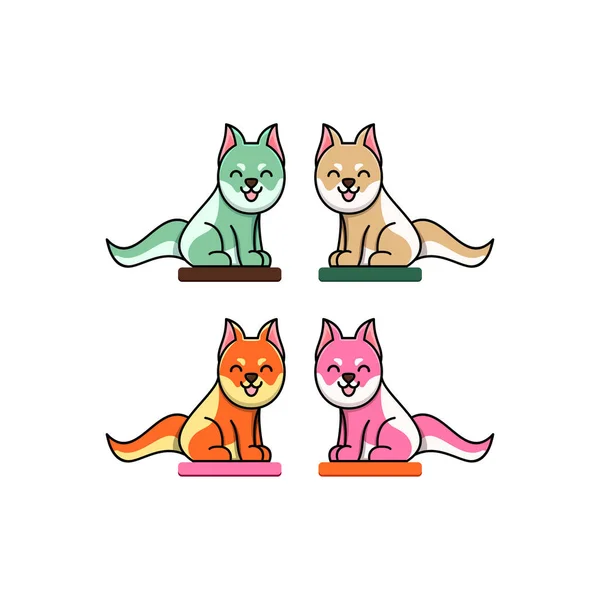 Vetores de Desenho Simples E Mínimo De Tinta De Gato Dois Gatos Em Estilo  De Arte De Ilustração Cômica e mais imagens de Abstrato - iStock