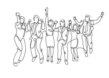 Sürekli bir çizilmiş çizgiyi iş takım