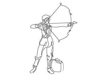 Sürekli bir boyalı işadamı yay