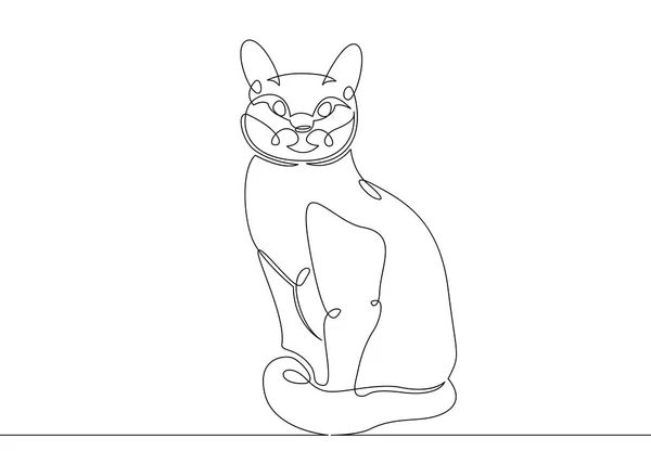 Gato gatito animales — Vector de stock