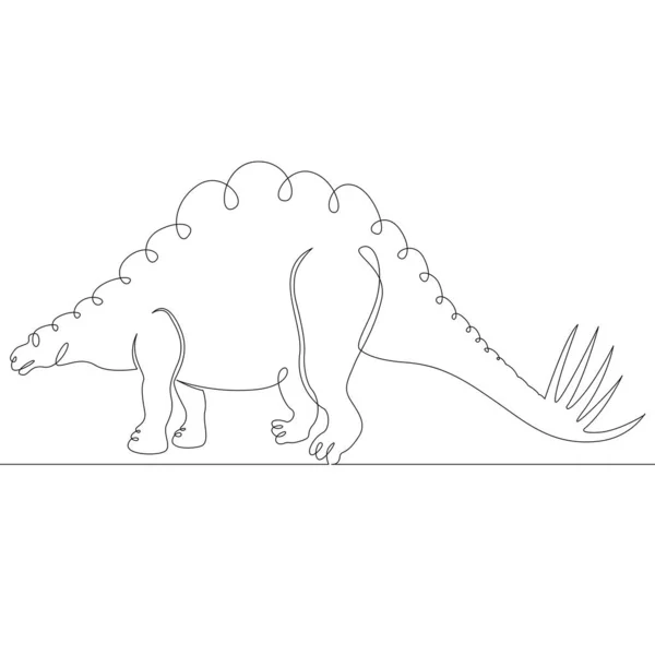 Dinosaurio, reptil, jurásico, animal, monstruo, extinto, salvaje, antiguo, criatura — Archivo Imágenes Vectoriales
