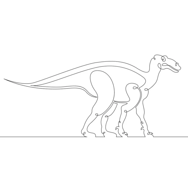 Dinosaurio, reptil, jurásico, animal, monstruo, extinto, salvaje, antiguo, criatura — Vector de stock