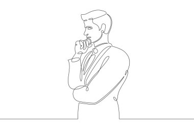  tek çizilmiş çizgi sanat Doodle