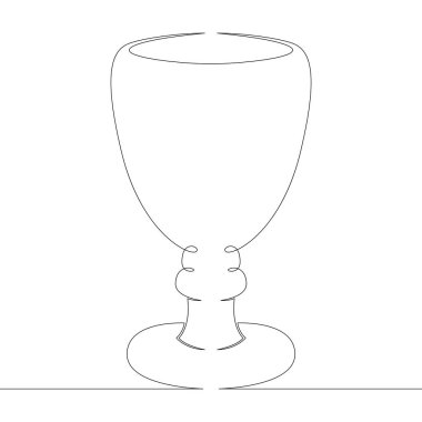 Alkollü içecekler ve şarap için cam kase.