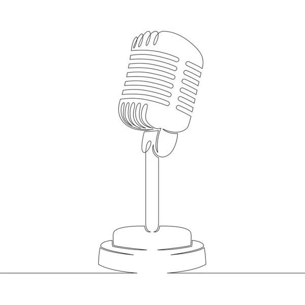 Microphone outline Stock Photos, Royalty Free Microphone outline Images