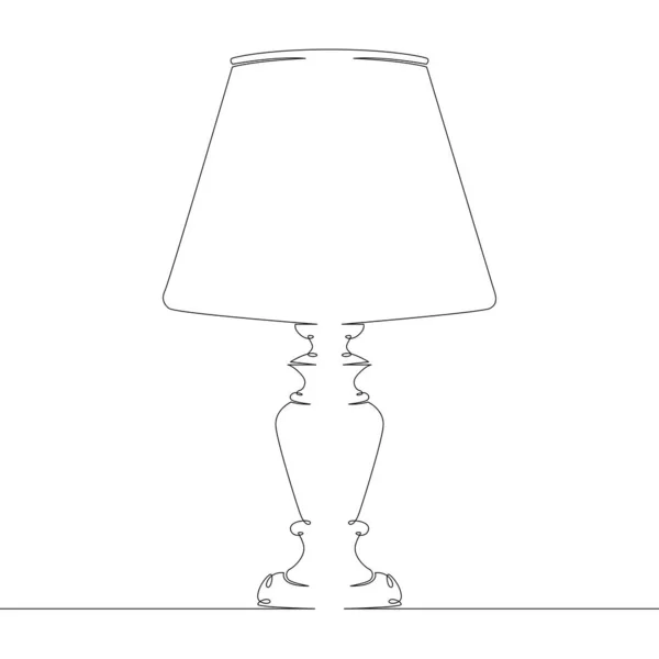 Lampe électrique rétro élégante de table, lampadaire — Photo