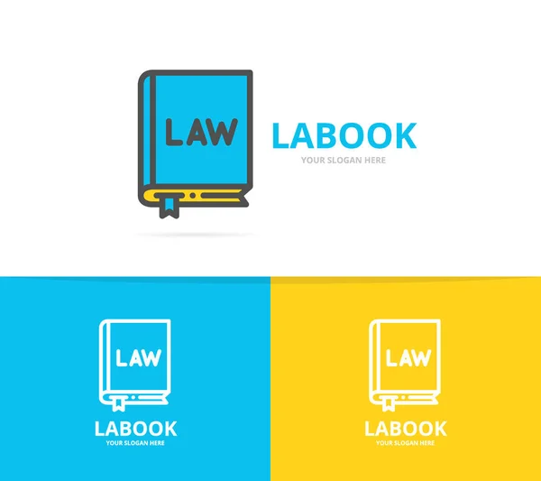 Basit organik hukuk, Anayasa logo tasarım şablonu. Sembol ve işareti illüstrasyon vektör — Stok Vektör