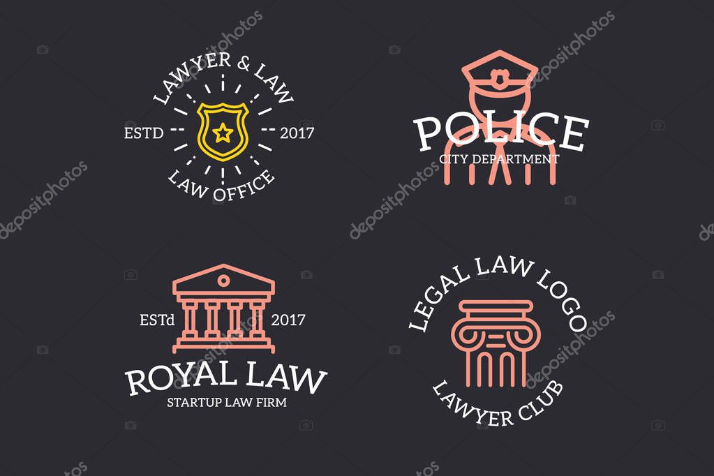 Vector logo or icon design element