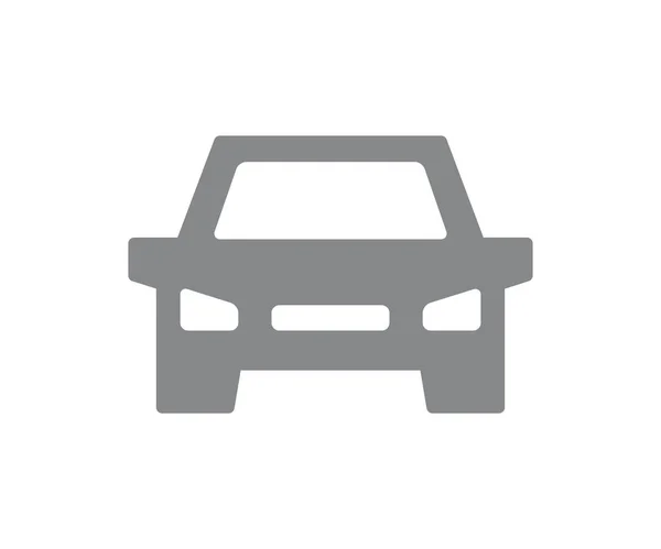 Значок векторного автомобиля. Автомобиль, автомобильный символ и табличка на белом фоне . — стоковый вектор