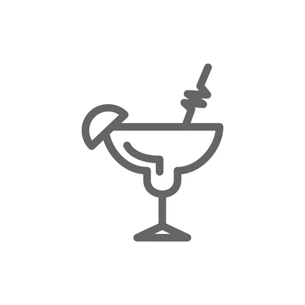 Enkel cocktail rad ikon. Symbol och tecken illustration design. Isolerad på vit bakgrund — Stockfoto