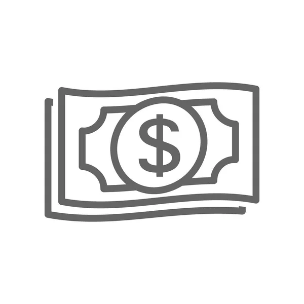 Simple icône de ligne d'argent. Illustration de symboles et de signes. Isolé sur fond blanc — Photo