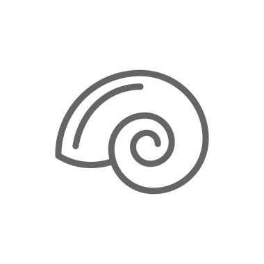 Basit kabuk satırı simgesi. Sembol ve işareti illüstrasyon tasarımı. Beyaz arka plan üzerinde izole