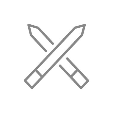 Tıbbi esrar ortak, spliff, esrar sigara hattı simgesi.