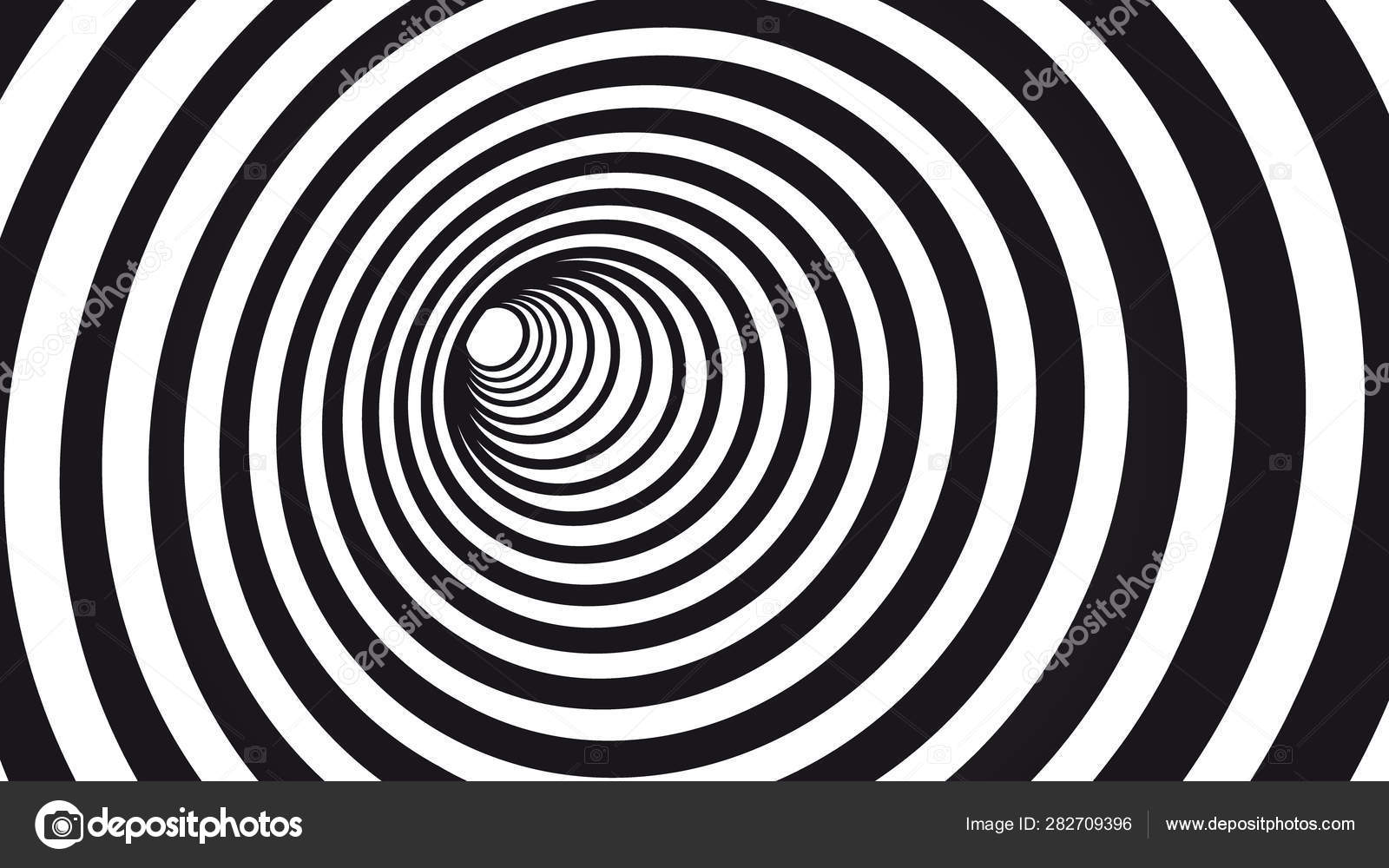 Hypnotizing Black and Gray Circles Gif Animation download page