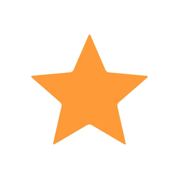 Star, commentaires des clients icône de couleur. Note, ajouter aux favoris, gagner le symbole — Image vectorielle
