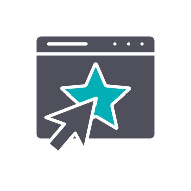 Müşteri memnuniyeti e-postası, yıldız renkli simgeli web sayfası. Geri bildirim, çevrimiçi oylama, mesaj sembolündeki yıldız derecesi