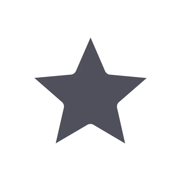 Gwiazda kolorowa ikona. Ilustracja wektora symbolu ratingowego — Wektor stockowy