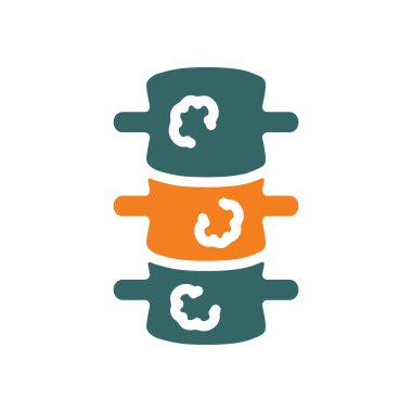 Tümör renkli ikona sahip omurga. Kemik kanseri, omurilik kanalı hastalıkları sembolü.