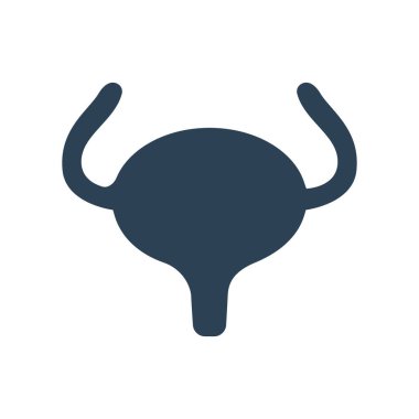 İnsan idrar kesesi renkli ikon. Sağlıklı iç organ sembolü