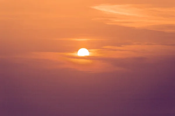 Sonnenuntergang Horizont Meer Wasser Landschaft Sonnenuntergang Meereshorizont Panorama Orangefarbener Sonnenuntergang — Stockfoto