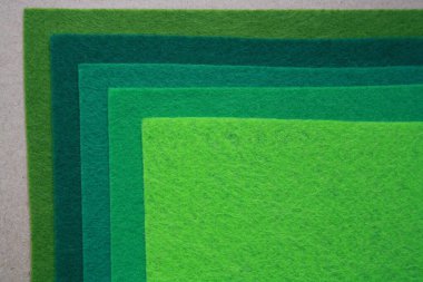 Yeşil keçeli kumaş dokusu. Grunge arkaplanı.