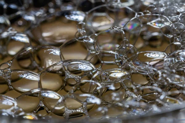 Bulles Dans Verre Eau — Photo