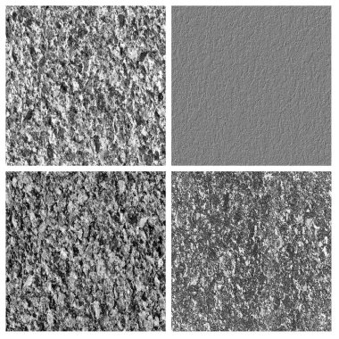 gri taş dokular kümesi