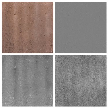 Çimento doku küme kavramı veya ürünle boş rouge yerlerden