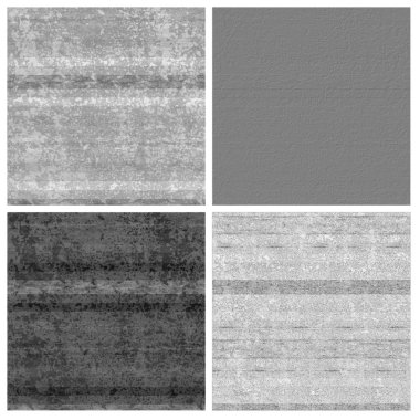 grunge çizgili duvar doku seti