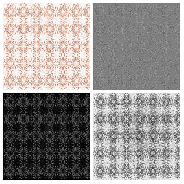 Wall Figure Pattern Texture Set — Stock Photo, Image