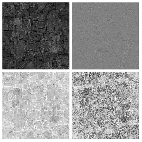 Stone Texture Set Empty Rouge Places Your Concept Product — Stock Photo, Image