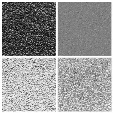 küçük taşlar doku seti