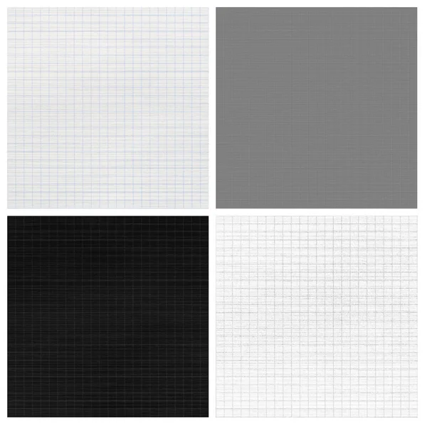 Kwadraat Notebook Papier Textuur Set — Stockfoto