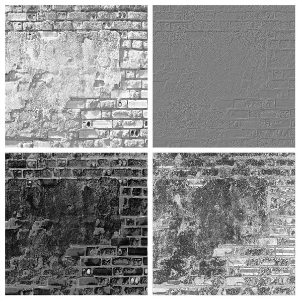 Ceglane Ściany Zestaw Pusty Rouge Miejsc Koncepcji Lub Produktu — Zdjęcie stockowe