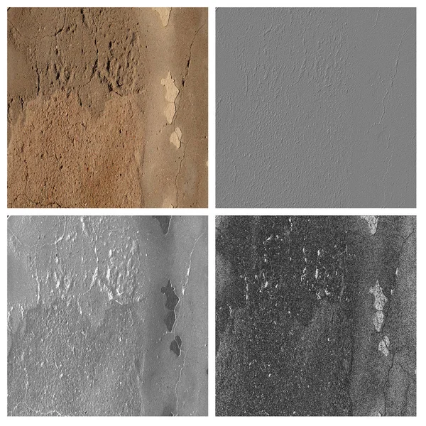 Cement Texture Set Empty Rouge Places Your Concept Product — Stock Photo, Image