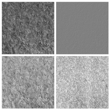 çelik galvaniz doku seti